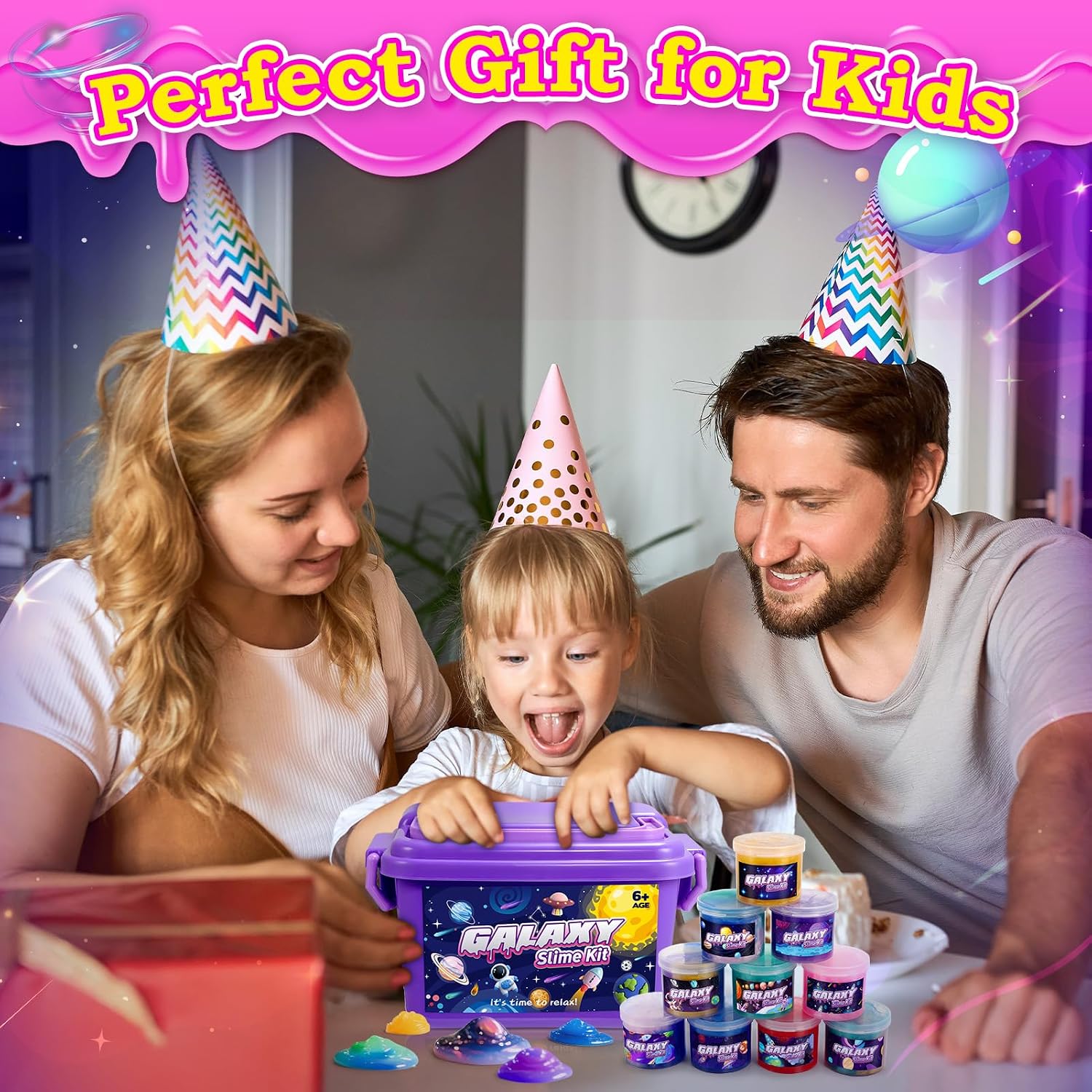 Thumbnail 6 de iKidiki Galaxy Slime Kit for Kids 6-12
