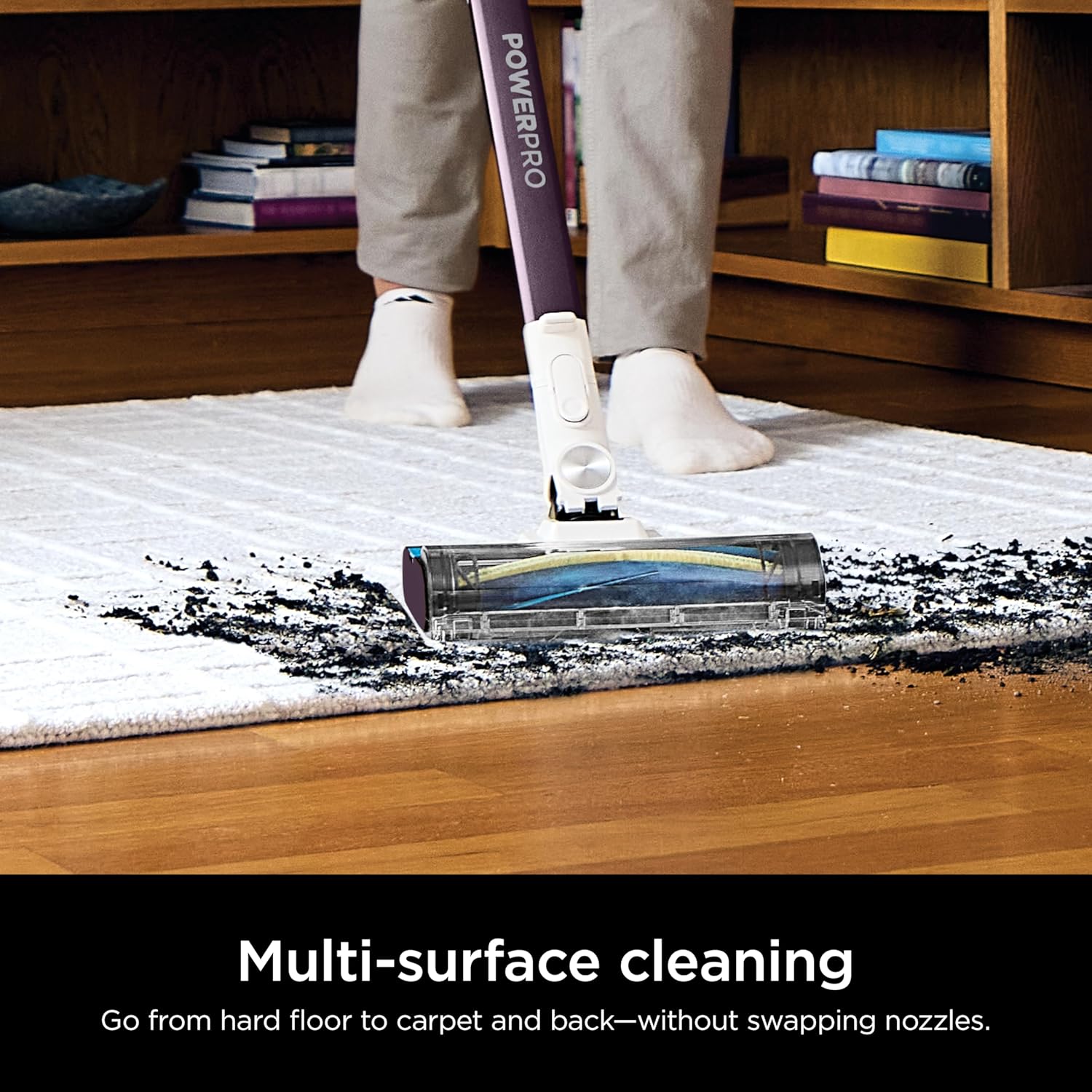 Detalle 2 de Shark IZ370HC PowerPro Cordless Stick Vacuum with FloorDetect and HEPA Filtration