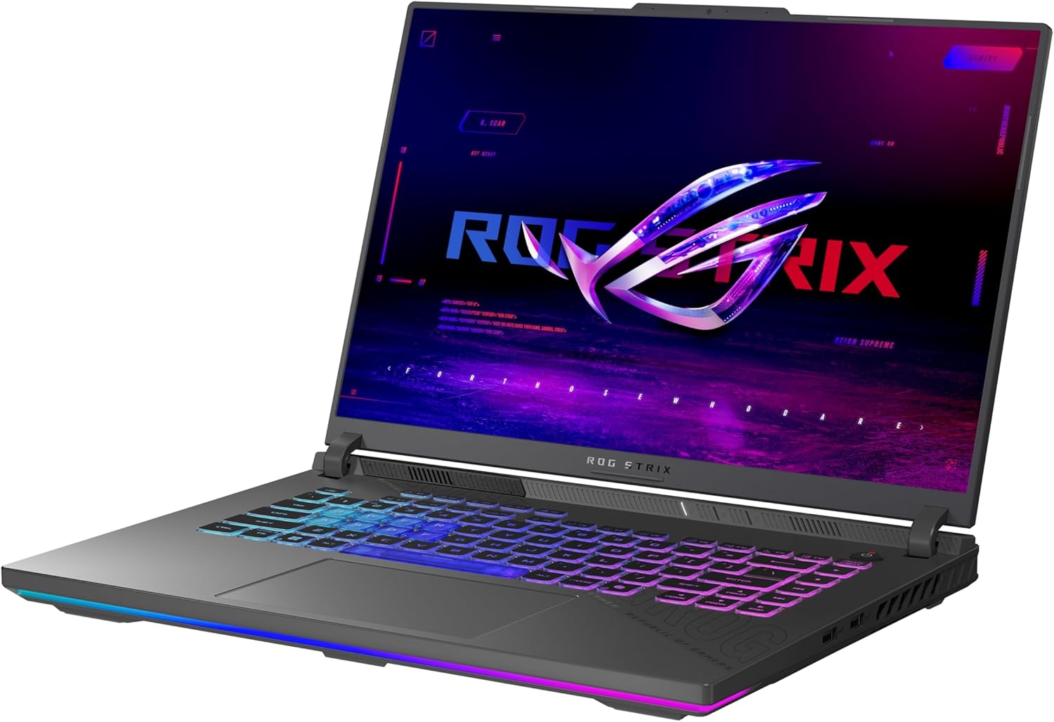 Detalle de ASUS ROG Strix G16 (2025): potenza da gioco con RTX 5070 Ti, Ryzen 9 8940HX e display 16" 165 Hz
