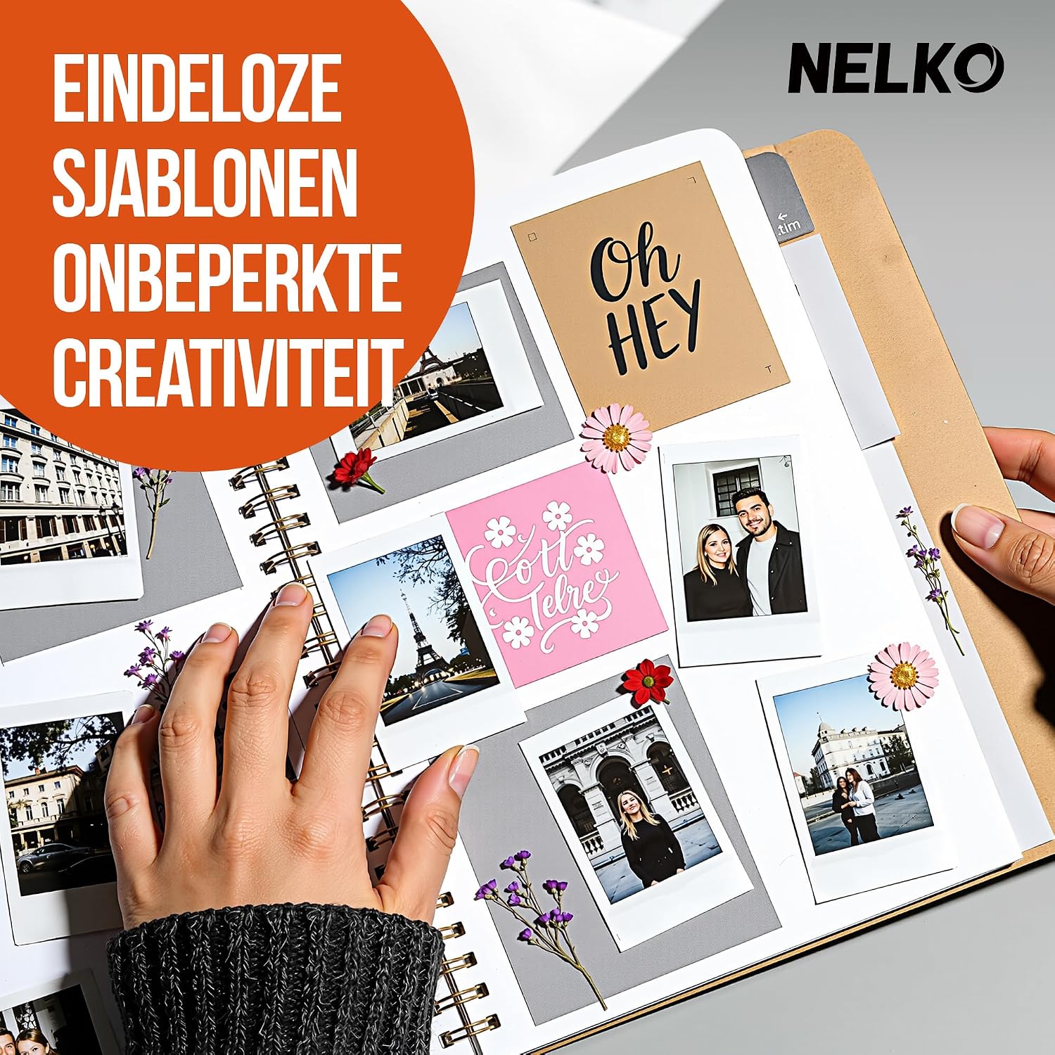 Detalle de Nelko 52.3x90 zelfklevend fotopapier voor PP01, 100 vellen