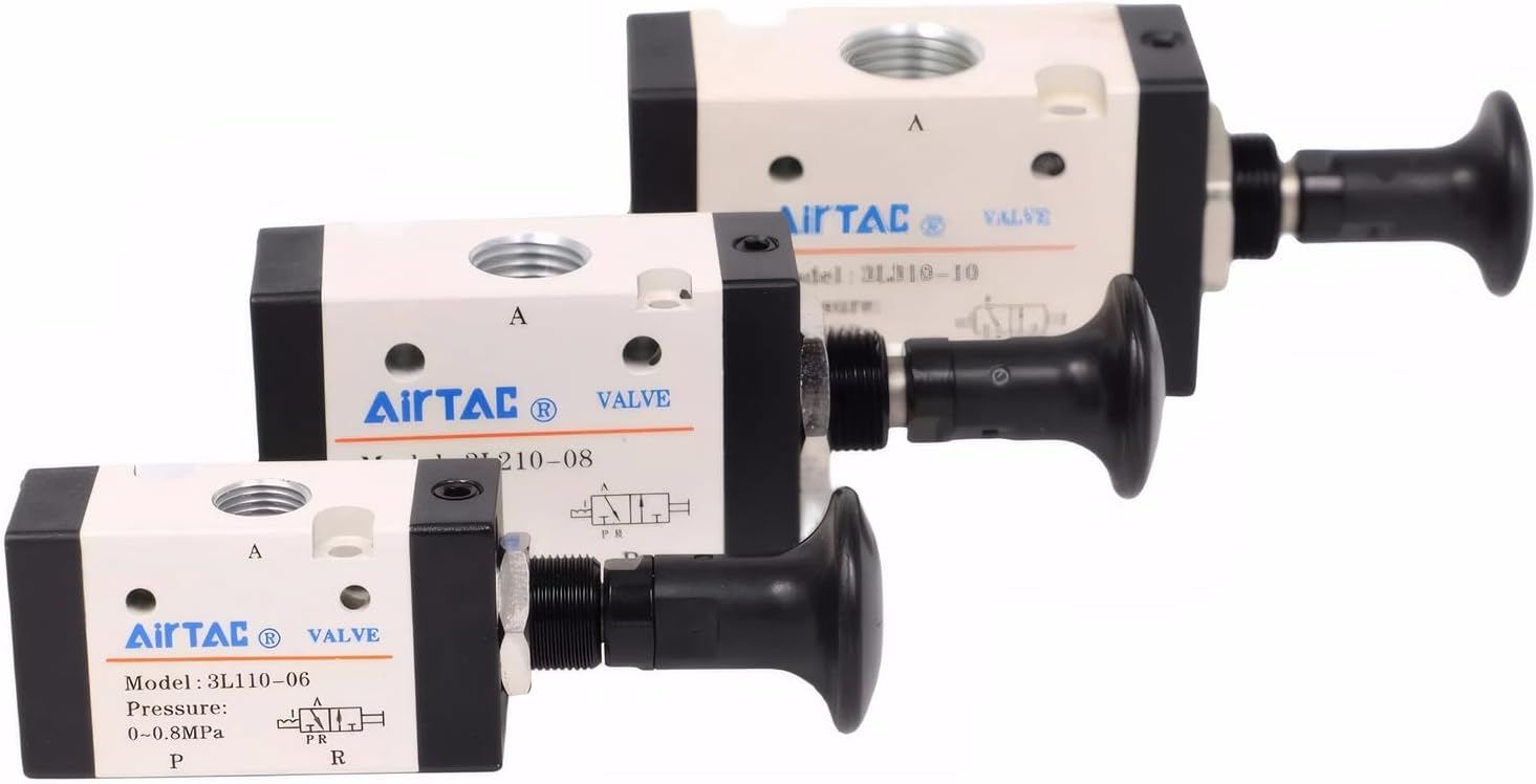 Detalle 2 de AirTAC pneumatic hand valve 3L210-08