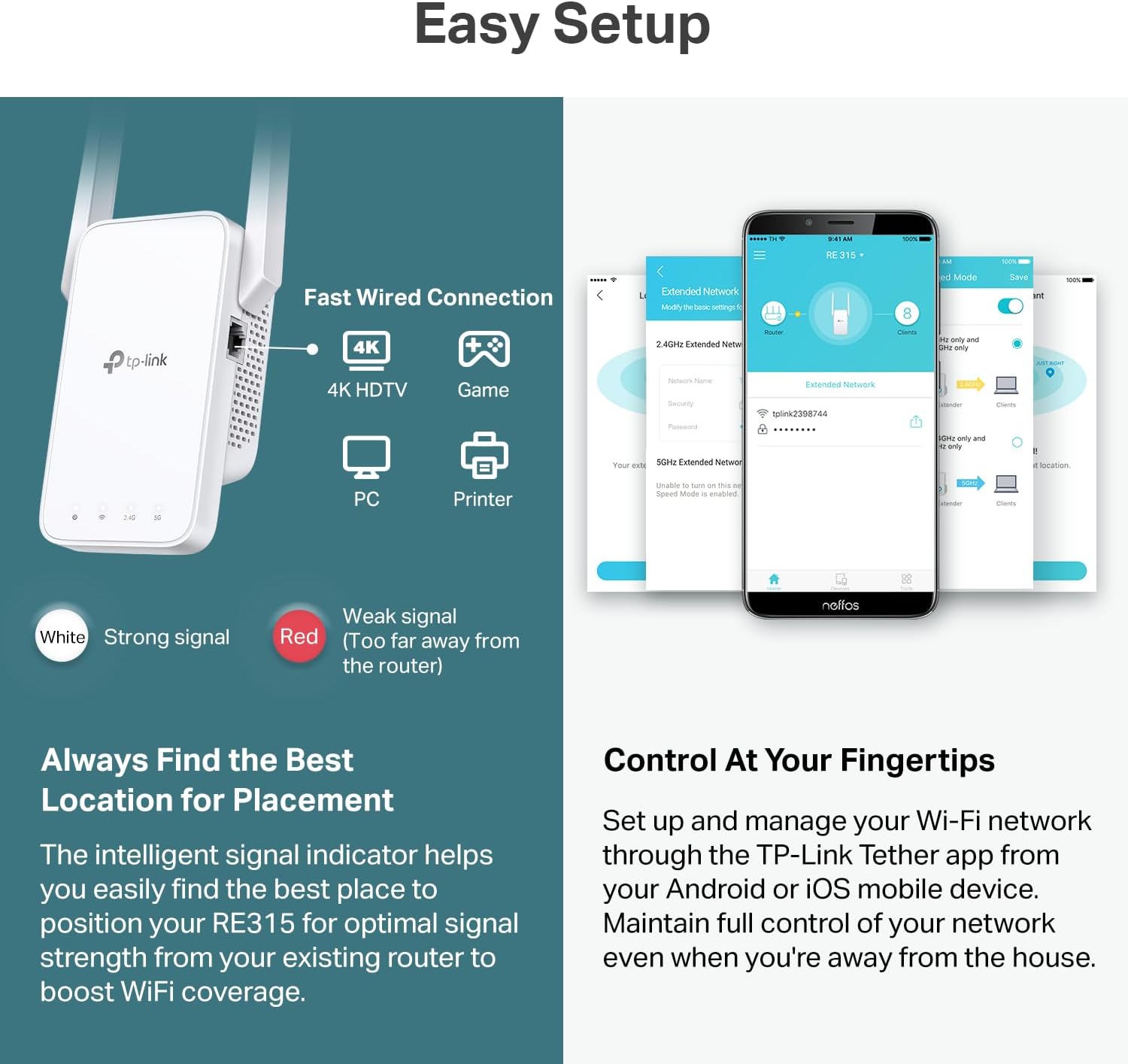 Thumbnail 6 de TP-Link AC1200 WiFi Extender RE315