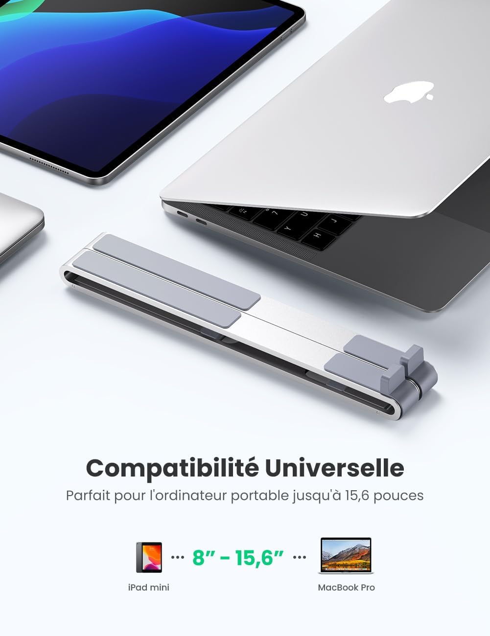 Thumbnail 5 de UGREEN Support ordinateur portable ventilé réglable 8–15,6" 💻