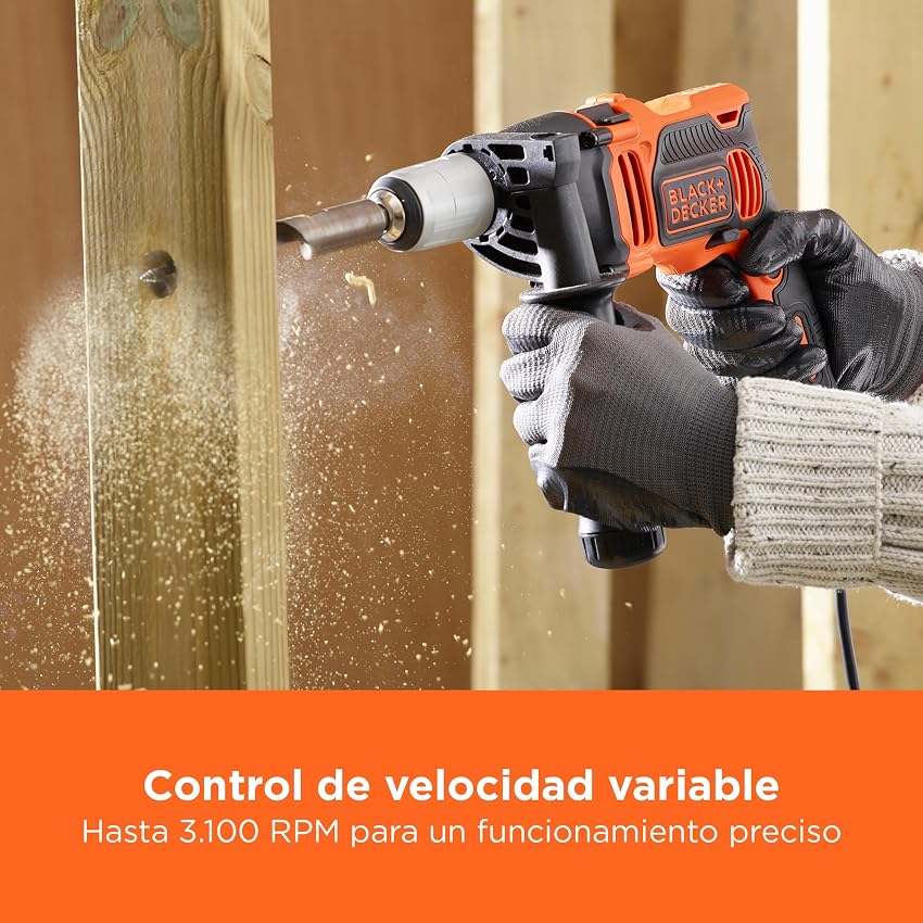 Detalle 2 de BLACK+DECKER BEH850K-QS Taladro percutor 850 W