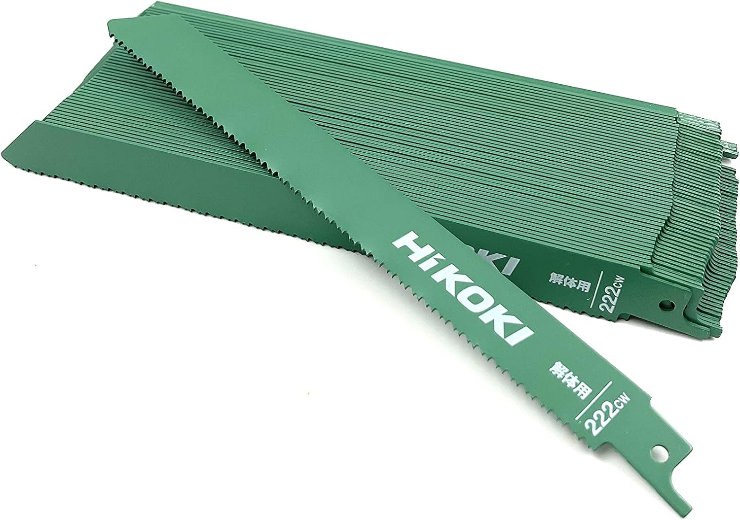Detalle de HiKOKI No.222CW 解体用セーバーソーブレード 200mm・1.3mm厚・50枚入り