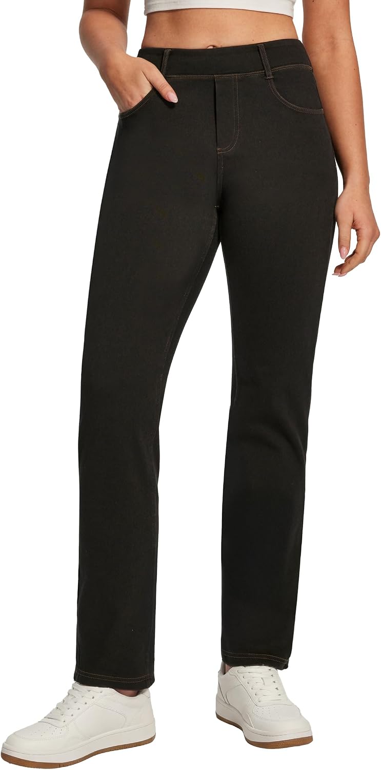 Detalle de Straight Leg Jeans for Women, Stretch Denim