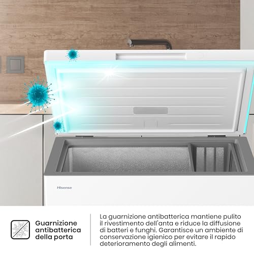 Thumbnail 7 de Hisense FT200N1AWE NUOVO Congelatore a pozzo 198 L – Display LED, 40 dB, Classe E, bianco