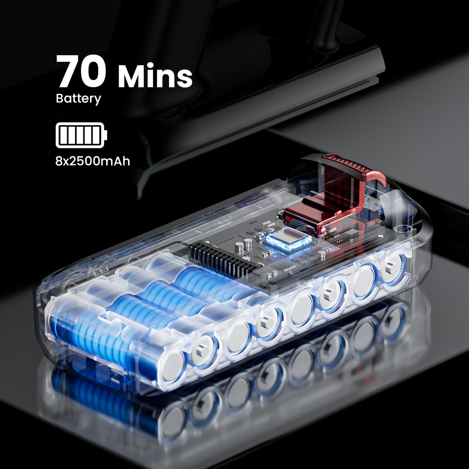 Thumbnail 2 de Cordless Vacuum Cleaner 600W 50KPa 70 Minutes – Stick Vacuum with Hurricane Mode