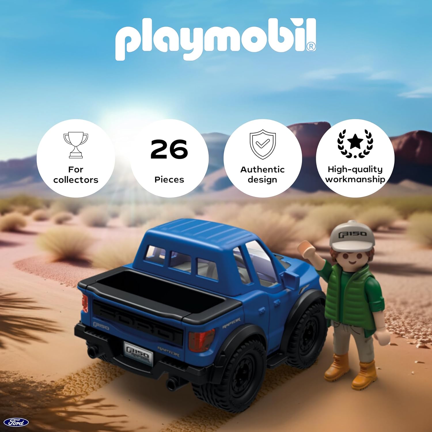 Detalle 2 de PLAYMOBIL toy truck Ford F-150 Raptor