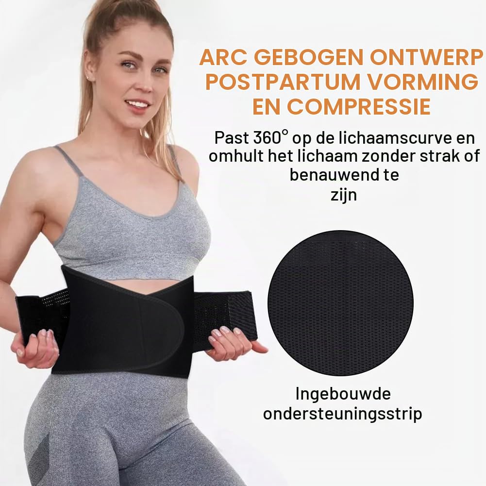 Thumbnail 5 de ACWOO 4817245 buikband na de bevalling, dubbele verstelband, maat 120 cm