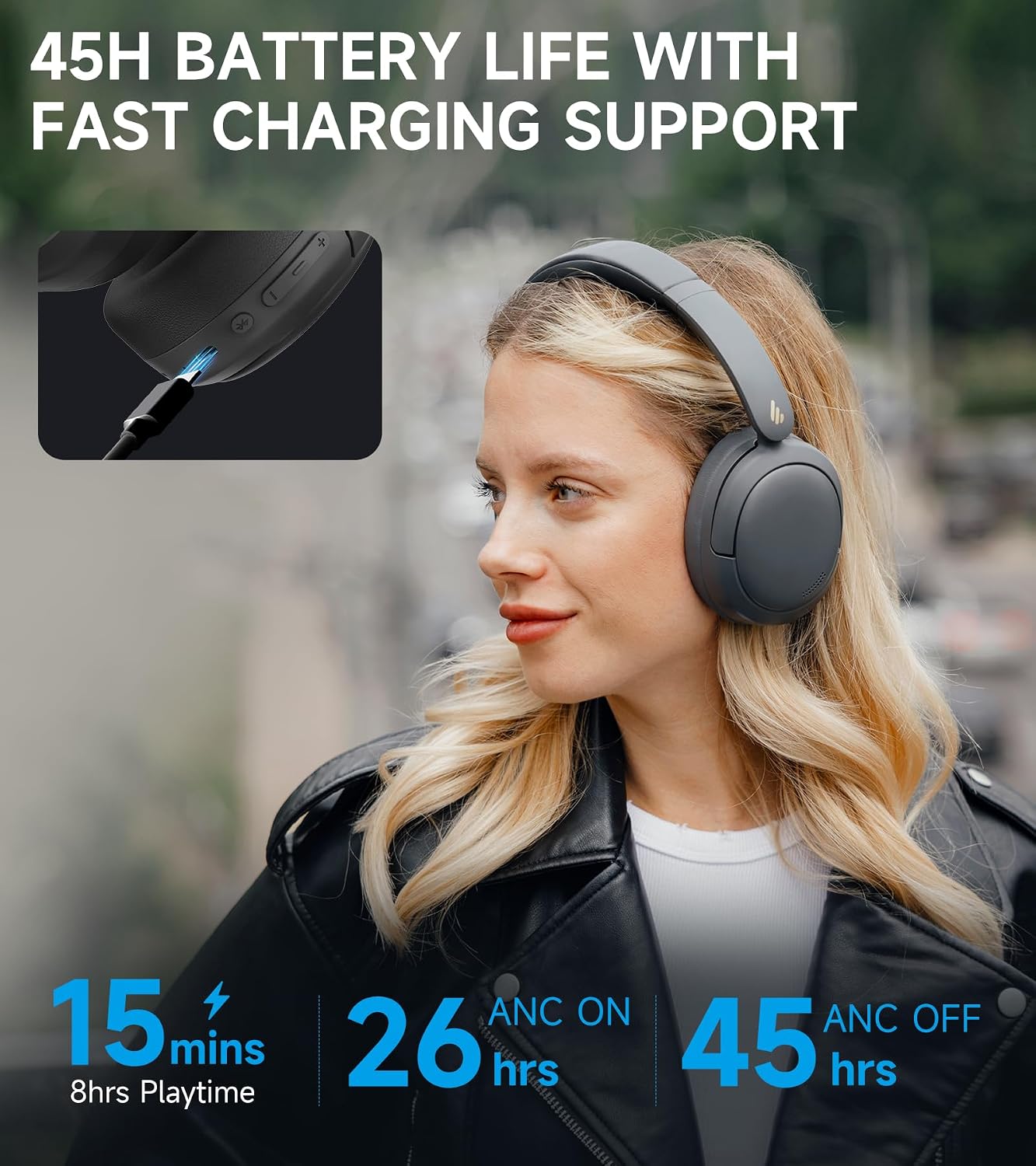 Thumbnail 6 de Edifier W800BT Pro Hybrid ANC Headphones: Balanced Sound, Long Battery, UK-use Review