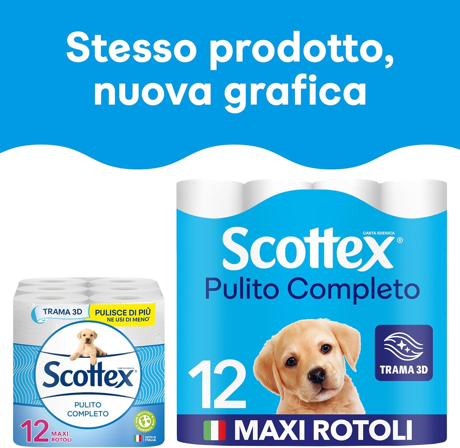 Detalle de Scottex Pulito Completo 36 rotoli carta igienica 🧻