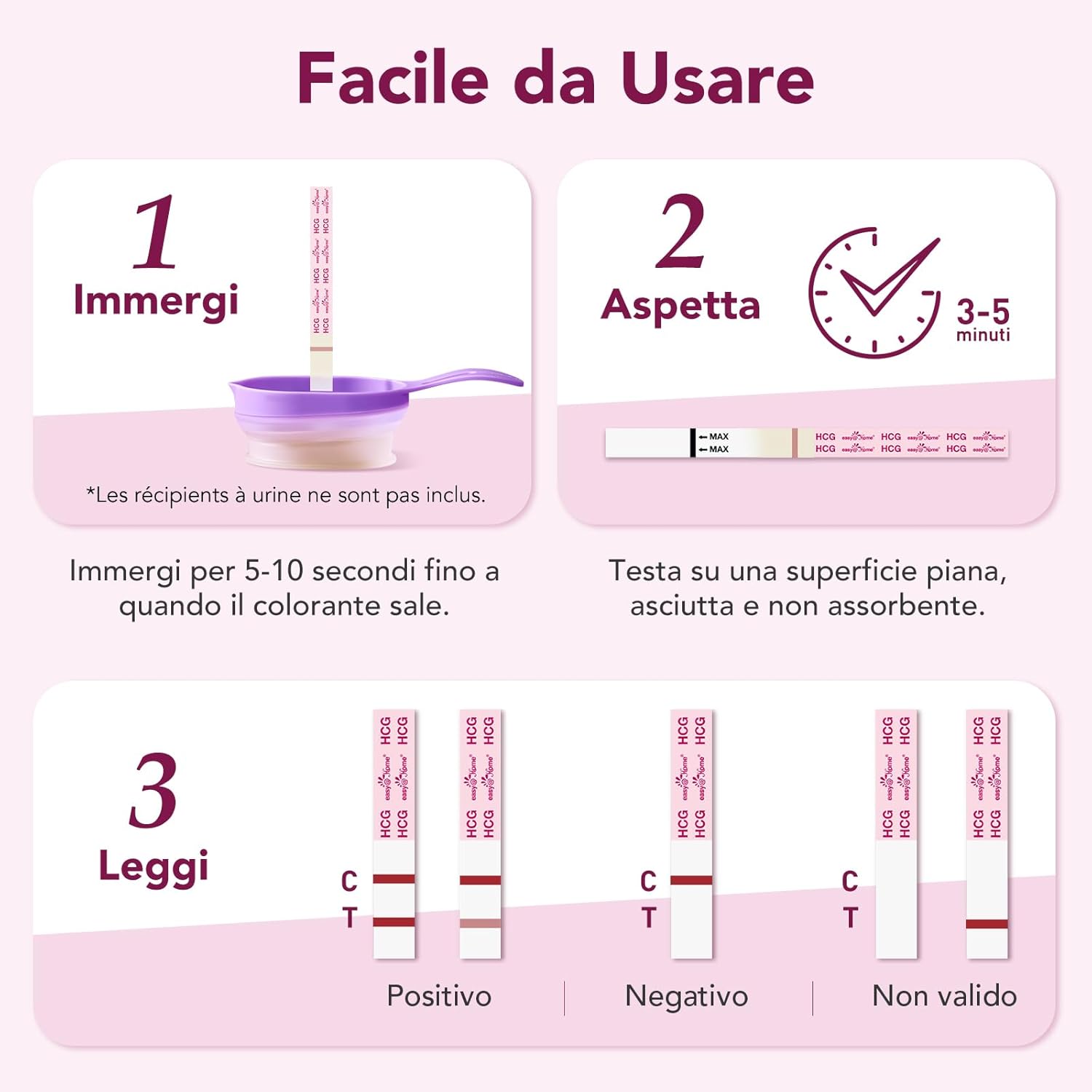 Thumbnail 3 de Easy@Home test gravidanza 10 mIU/ml