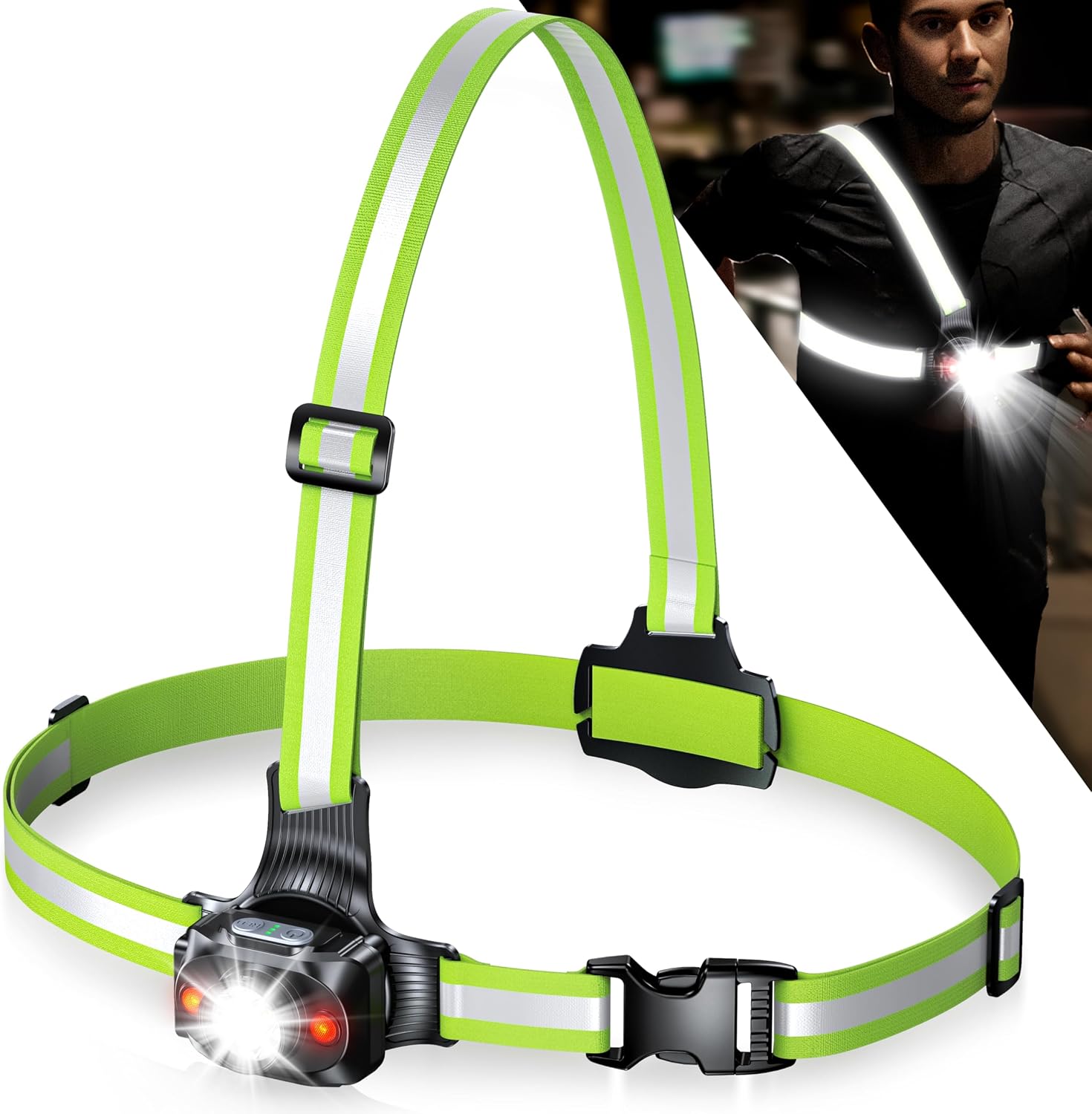 ISEYOU Luce per Corsa 500 lumen