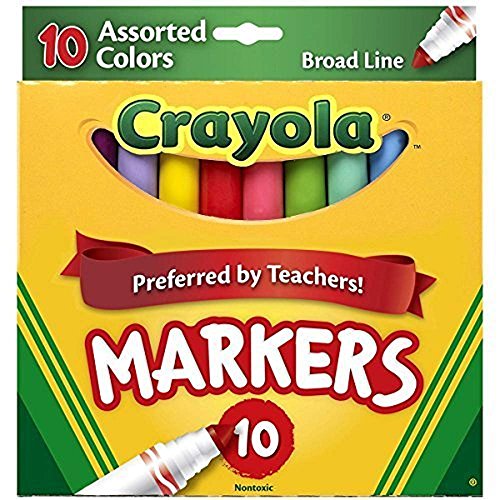 Detalle de Crayola Assorted Broad Line Markers 10 Count - 2 Pack