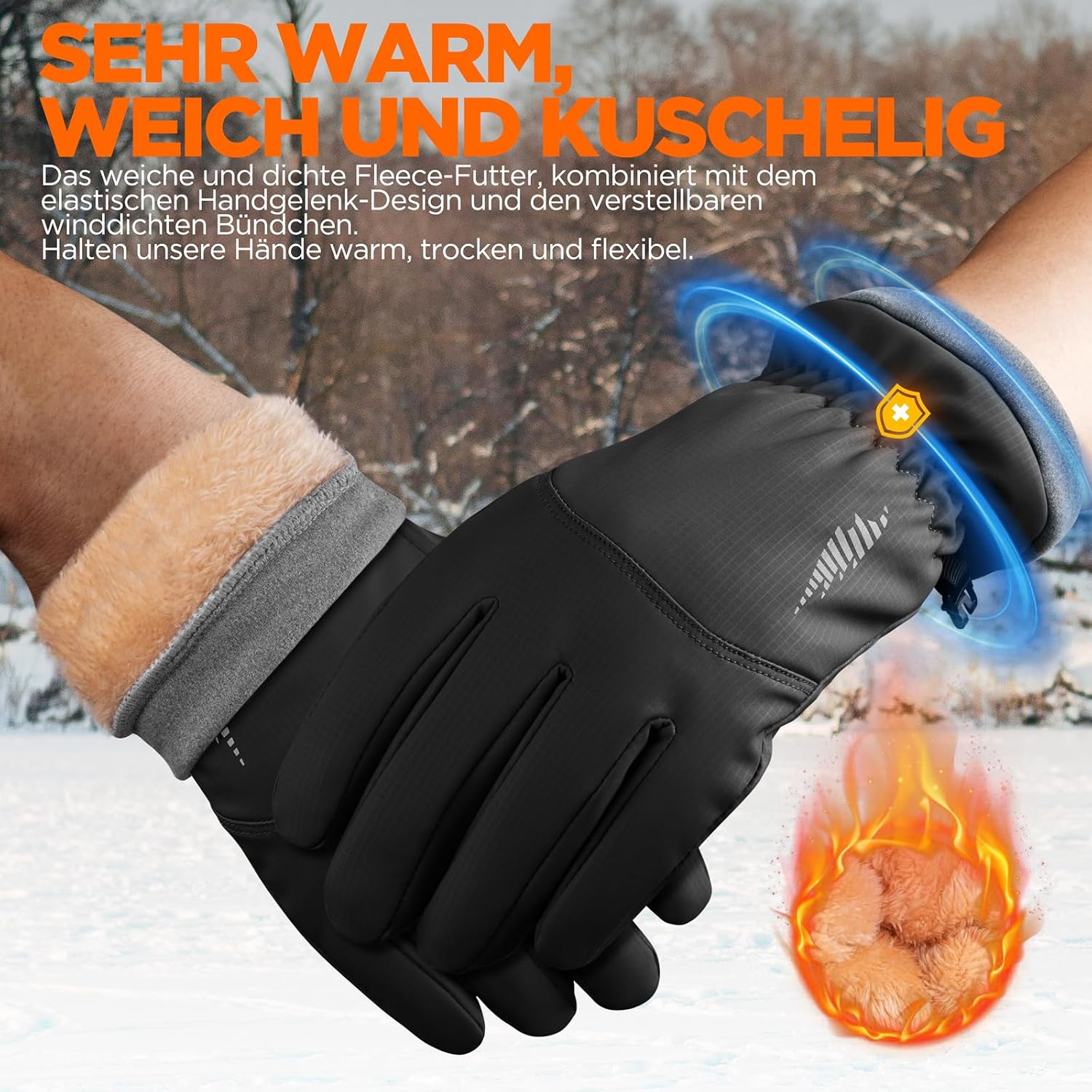 Thumbnail 4 de Rivmount Thermo-Winterhandschuhe RG802 für Herren & Damen