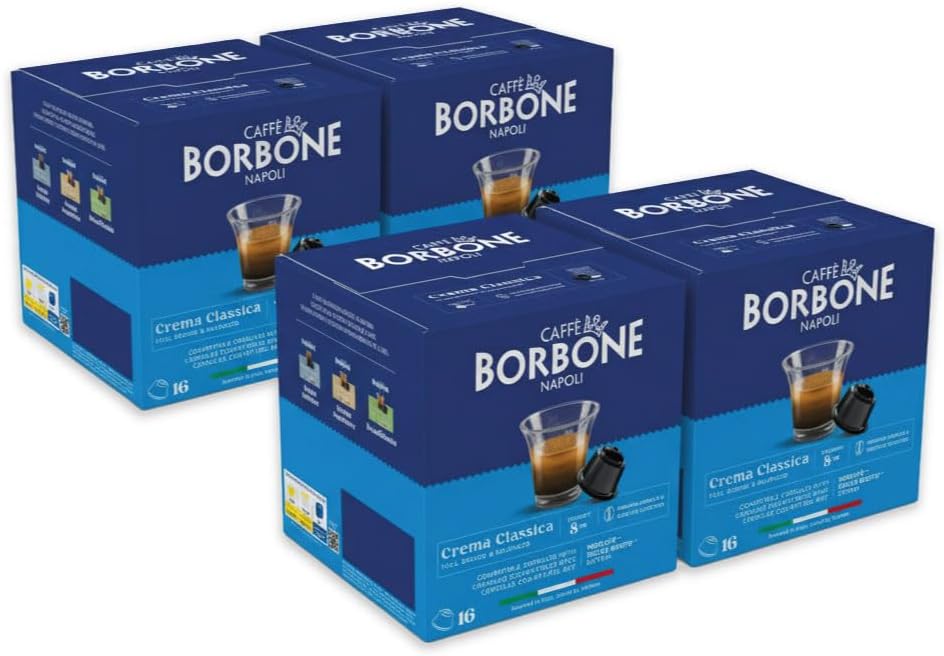 Detalle de Caffè Borbone Crema Classica 64 Capsules