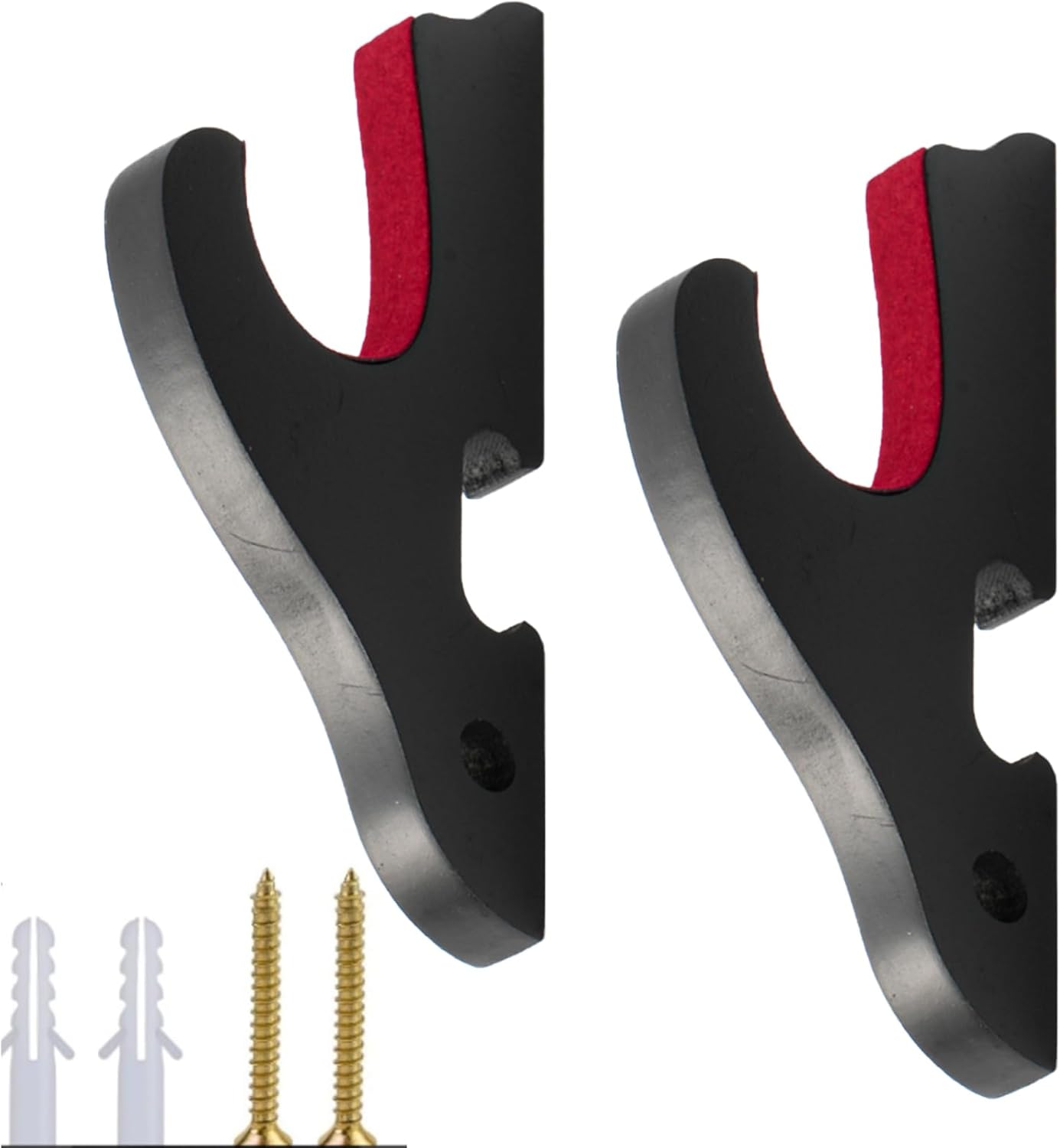 Thumbnail 6 de Set di 2 Supporti da Parete per Spada Katana — Ganci Regolabili con Imbottitura in Velluto