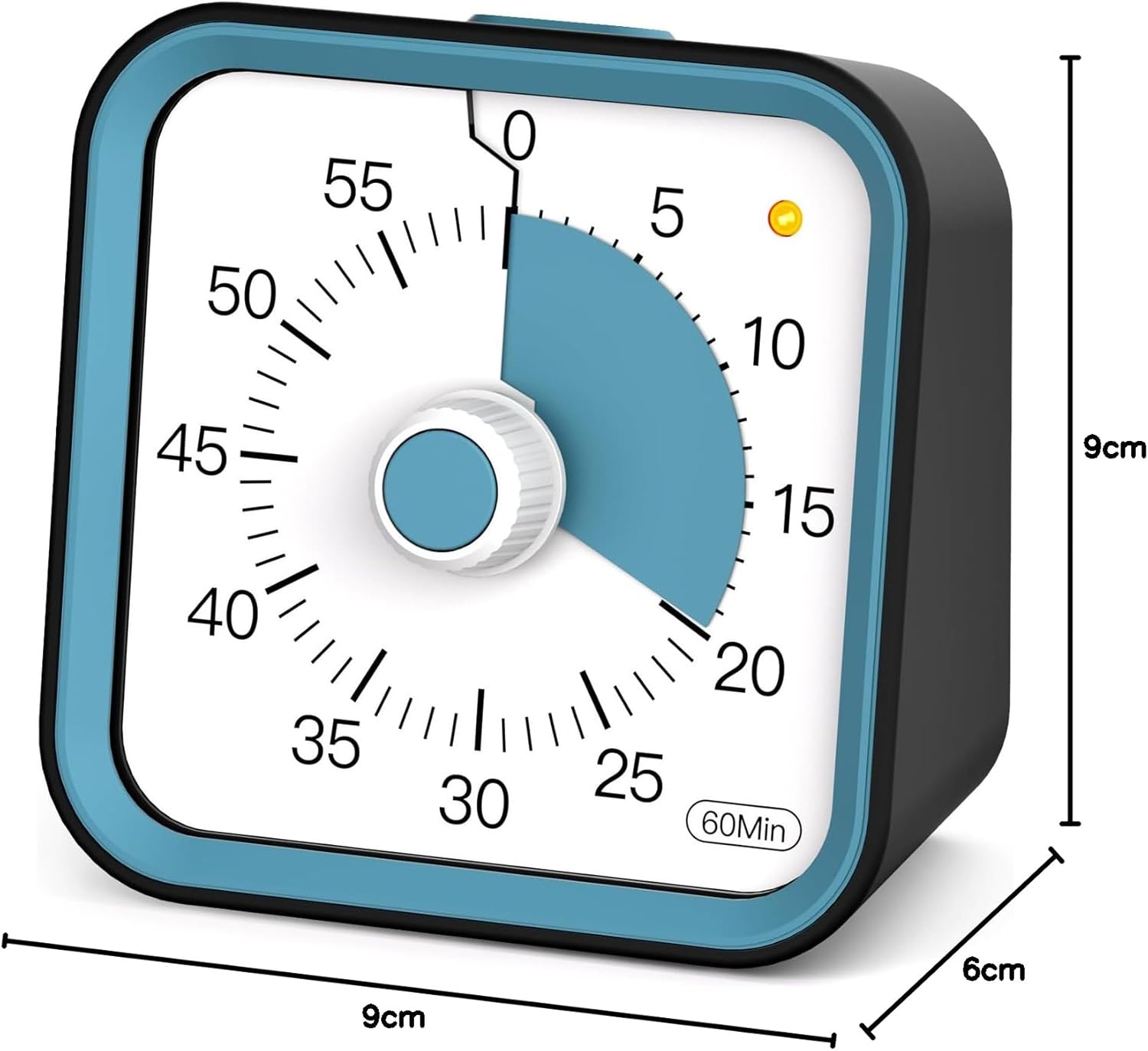 Thumbnail 6 de InfPokid Timer visivo con funzione di pausa: timer contagioso per bambini e adulti, 60 minuti silenzioso