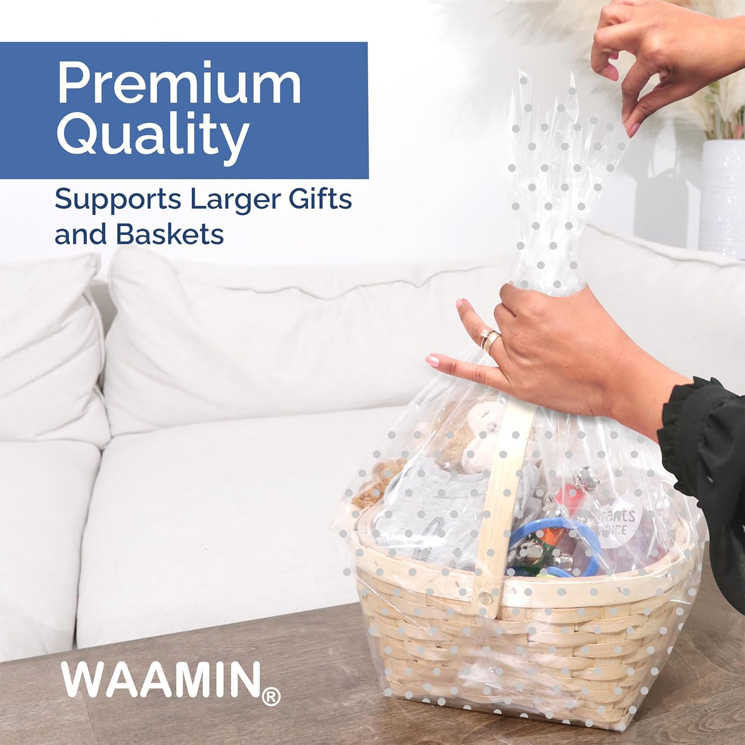 Thumbnail 3 de WAAMIN Cellophane Wrap 80cm x 5m