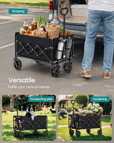 Thumbnail 4 de SONGMICS Festival Trolley on Wheels (GFW909B01): A Practical Foldable Garden Wagon for Everyday Haulage