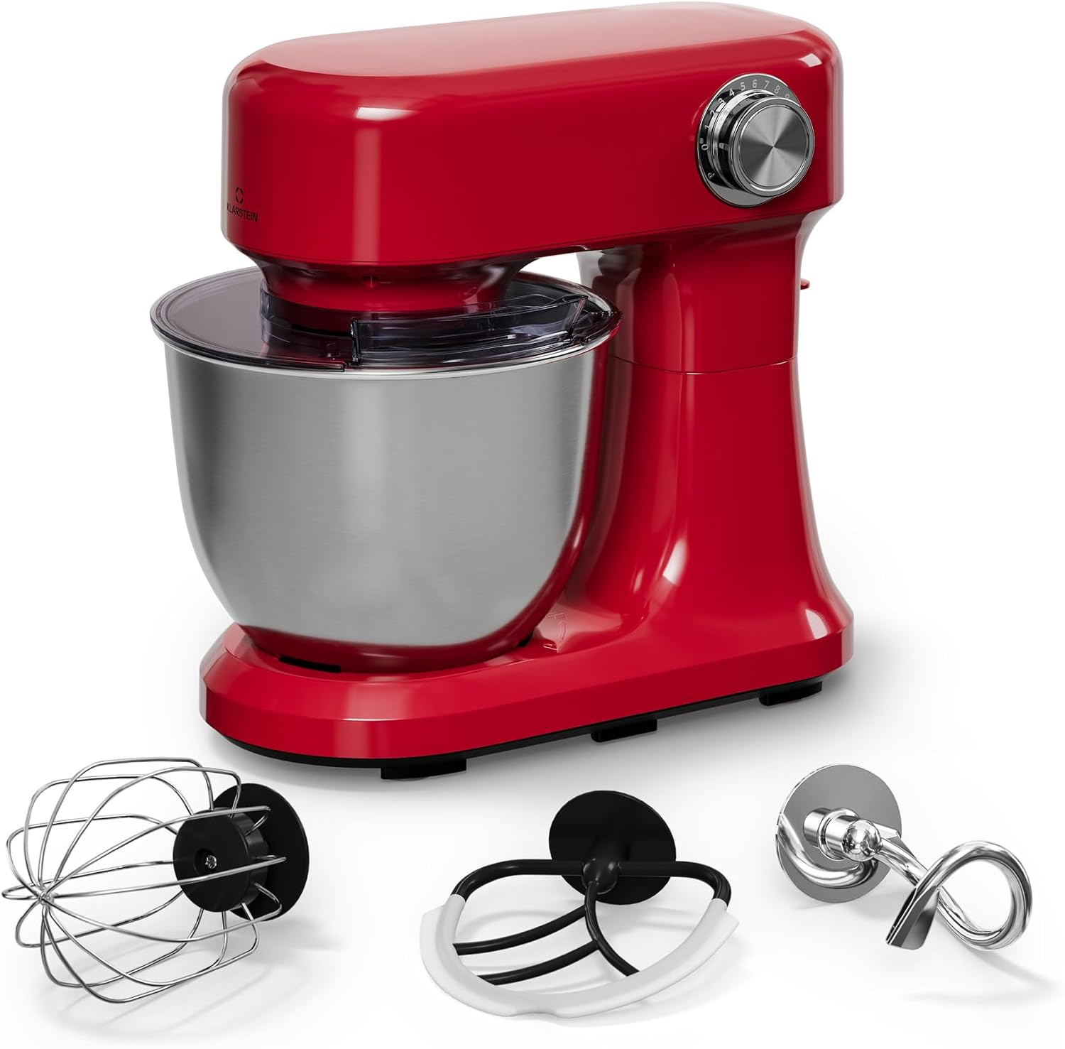 Detalle de Klarstein Bella Evo Stand Mixer, 1,500 W, 5-litre Bowl, 12 Speeds
