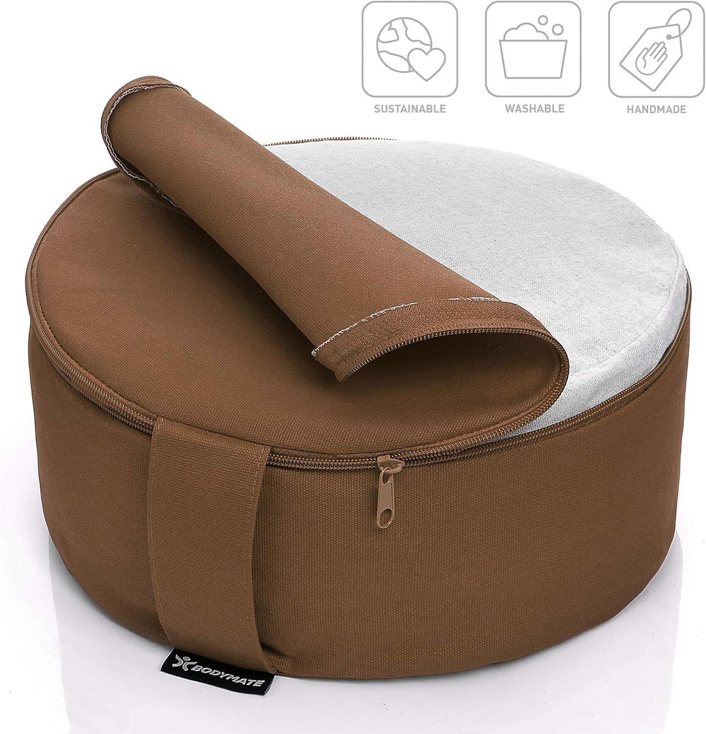 Detalle 2 de BODYMATE Coussin de yoga rond 31 cm