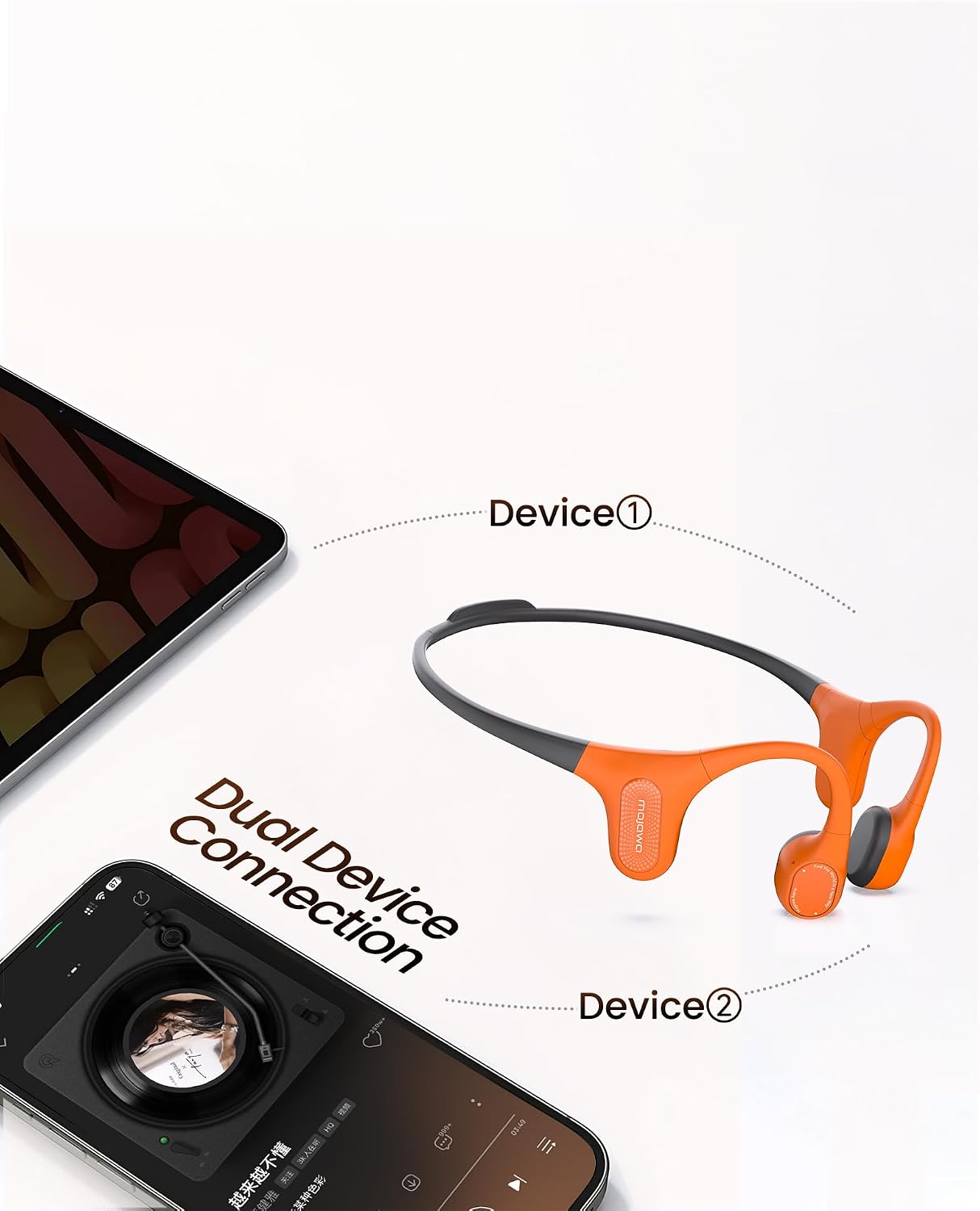 Detalle 2 de Mojawa Bone Conduction Headphones IP67
