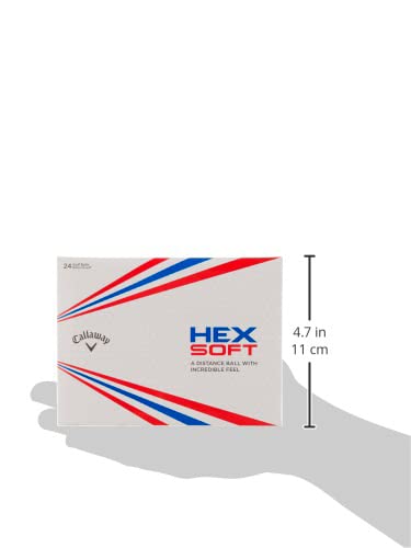 Detalle 2 de Callaway Hex Soft Golf Balls 2019 – White, 24 Ball Pack