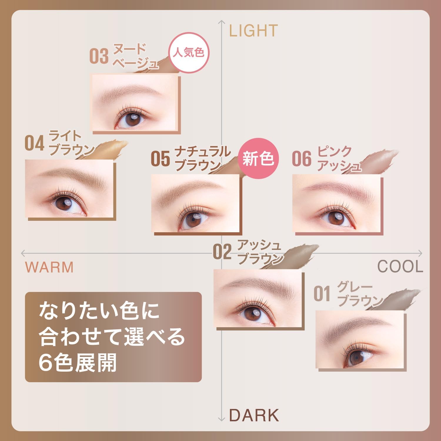 Thumbnail 6 de MAYBELLINE(メイベリン) SPフラッフ ブロウ ムース 眉マスカラ 06 ピンクアッシュ 4mL