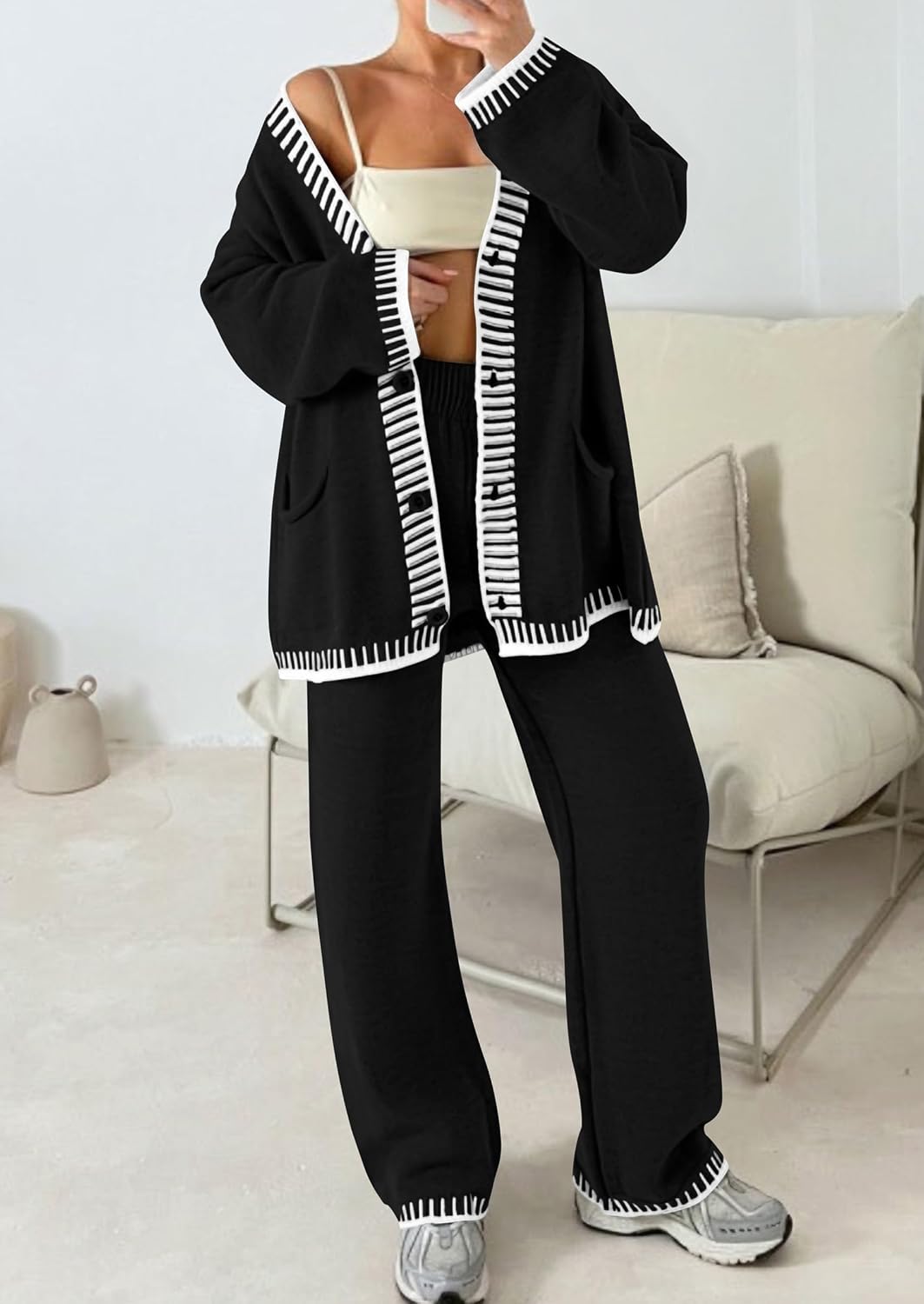 Thumbnail 5 de PRETTYGARDEN 2-Piece Lounge Set for Women