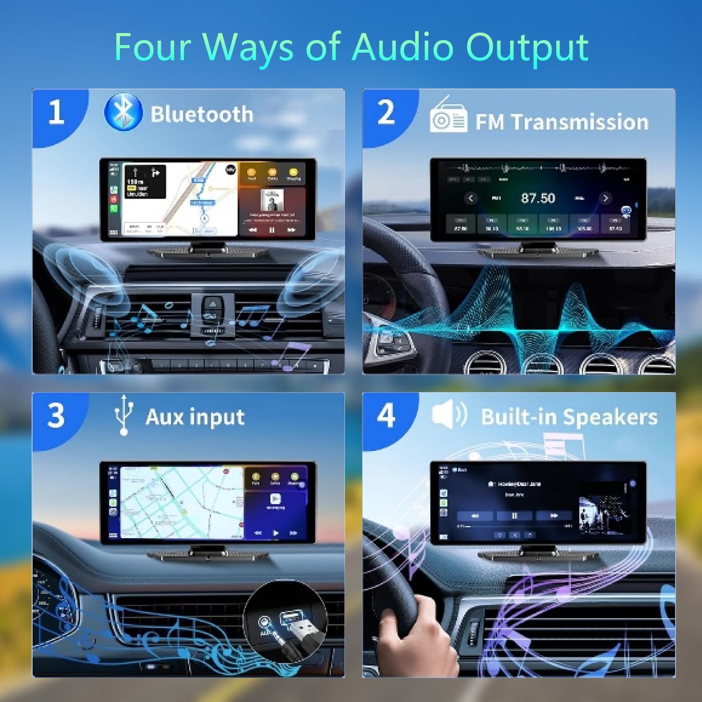 Thumbnail 6 de Tucarwyi 10.26-Inch Wireless CarPlay Screen