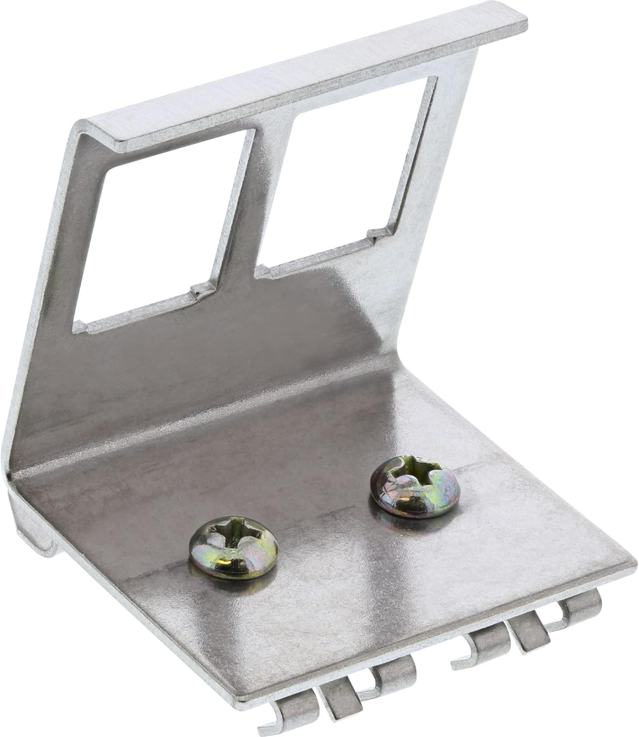 Detalle 2 de InLine 76203B Keystone SNAP-In Metall-Modulhalter, 2‑fach für Hutschiene