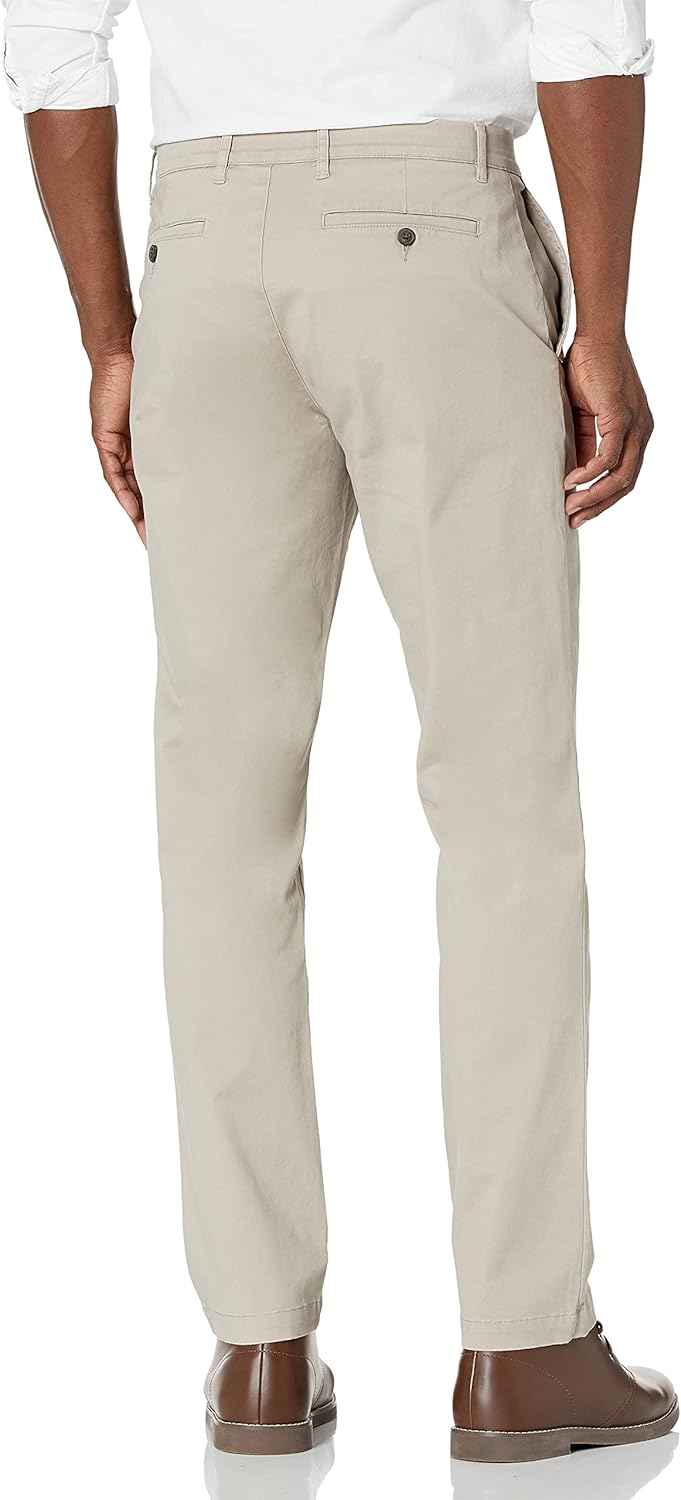 Thumbnail 1 de Amazon Essentials Men's Athletic-Fit Washed Comfort Stretch Chino Trousers