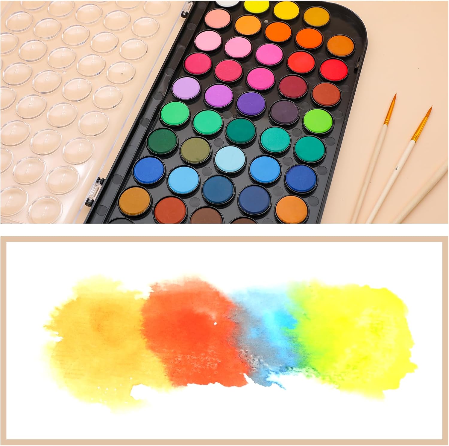 Thumbnail 2 de Artecho Aquarellfarben 48 Farben Set