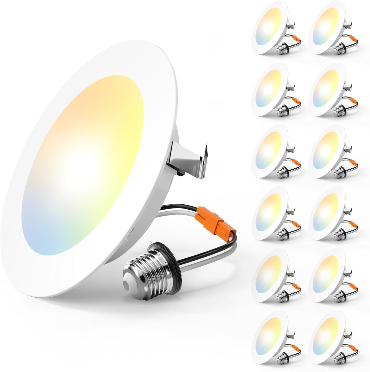 Thumbnail 6 de Amico 5/6 Inch Recessed LED Lights, 12 Pack ⚡