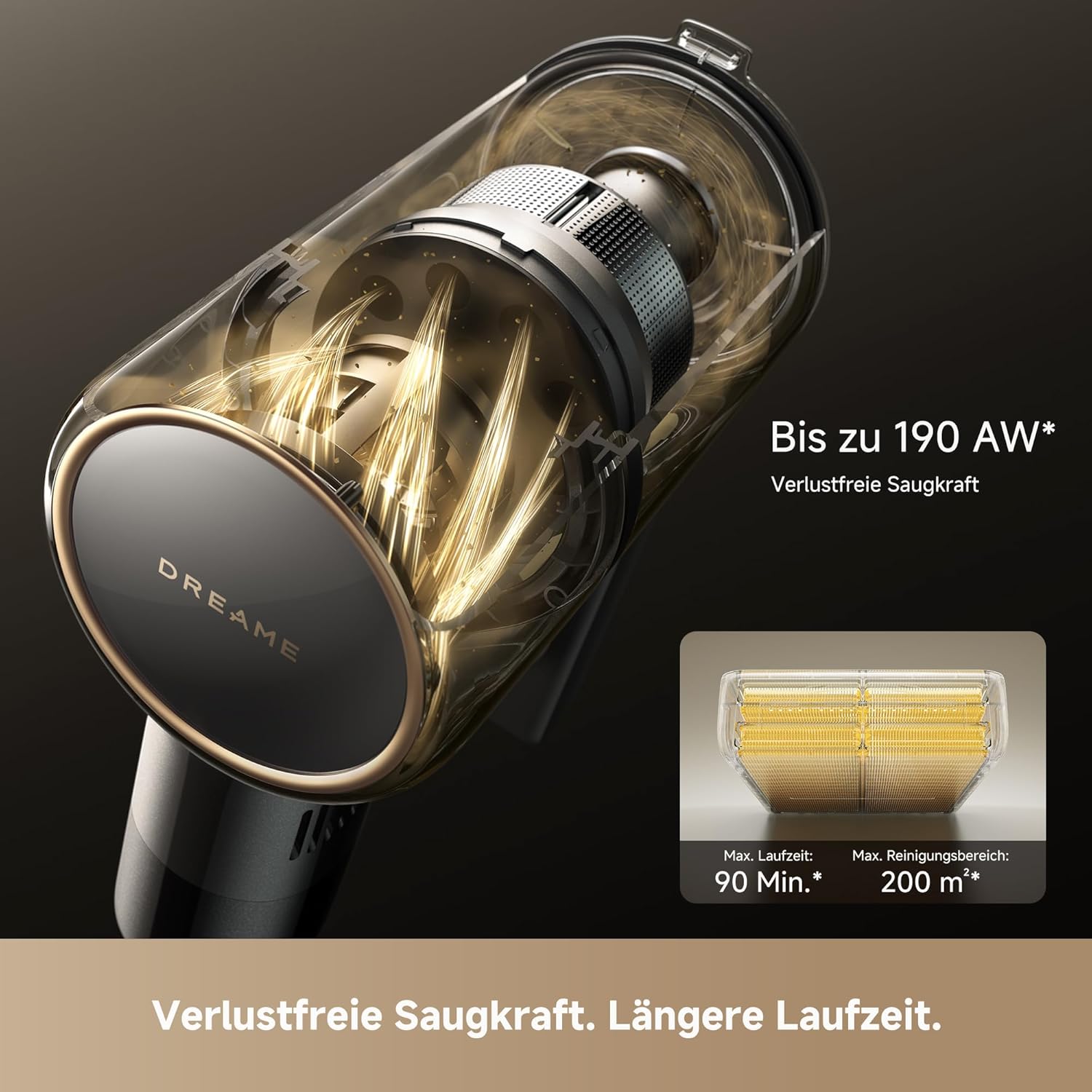 Thumbnail 5 de DREAME R30 Kabelloser Staubsauger – Leistung, Flexibilität und Technologie für dein Zuhause