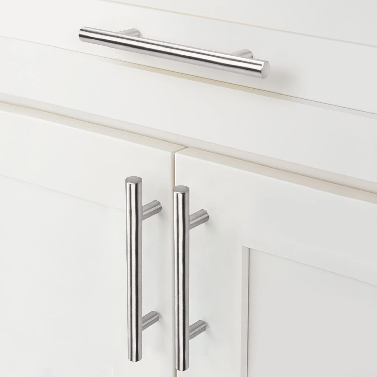 Detalle de Goldenwarm Cabinet Handles, Brushed Nickel
