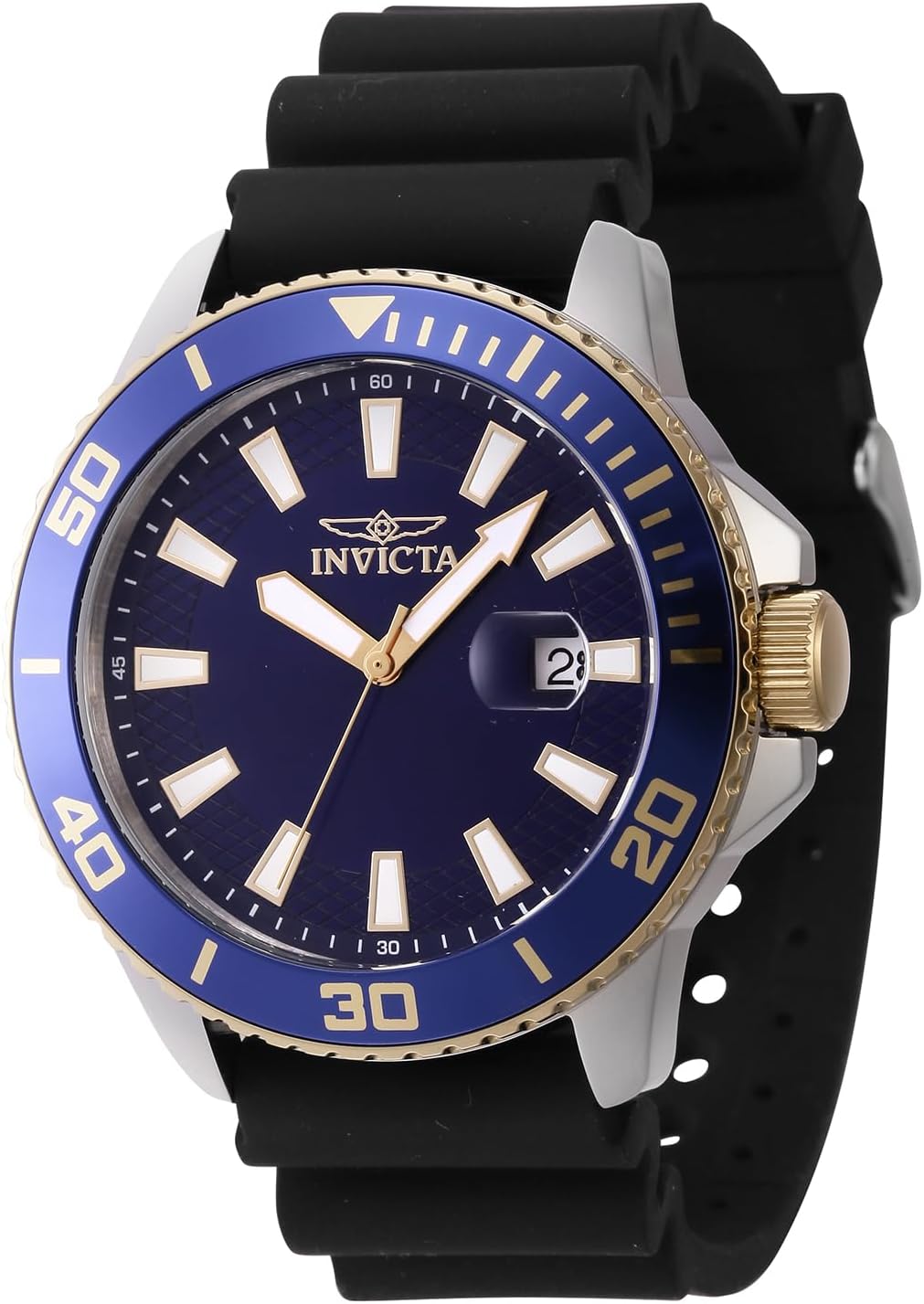Detalle de Invicta Pro Diver 46092 : montre homme à quartz en acier inoxydable 45 mm