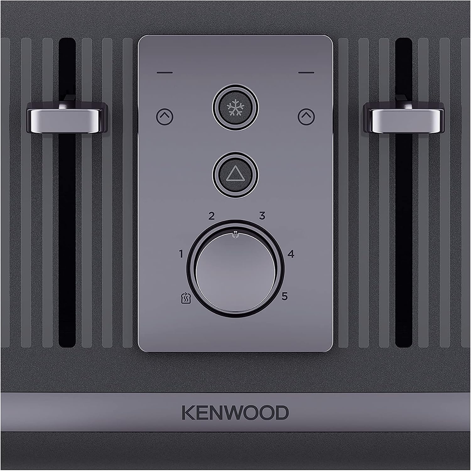 Thumbnail 2 de Kenwood Dusk Toaster 4-Slot (TFP30.000GY) – 1800W, 5 Browning Levels, Reheat, Defrost, Cancel, Slate Grey