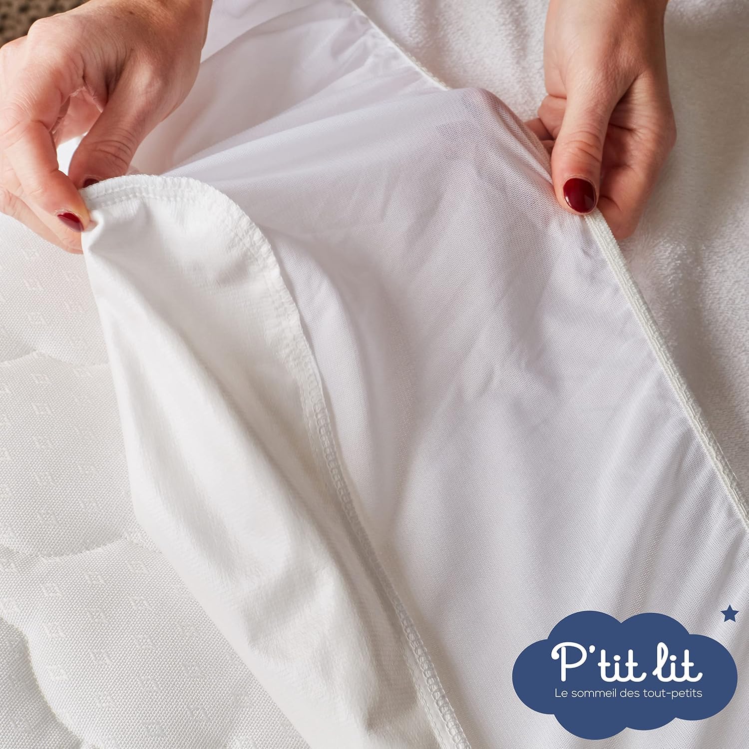 Thumbnail 4 de P'tit lit Coprimaterasso Bambini Antiacaro e Impermeabile 70x140 cm – 100% cotone, assorbente e silenzioso