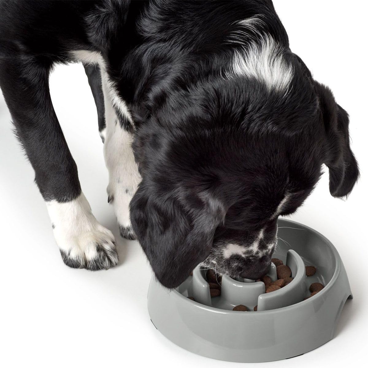 Detalle de HUNTER ATLANTA Anti-Schlingnapf 900 ml – Futternapf gegen schnelles Fressen für Hunde und Katzen
