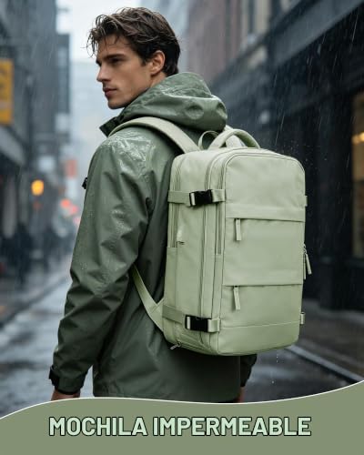 Thumbnail 10 de Mochila SZLX con compresión al vacío para cabina 40x30x20 — organización, bomba incluida y diseño para avión
