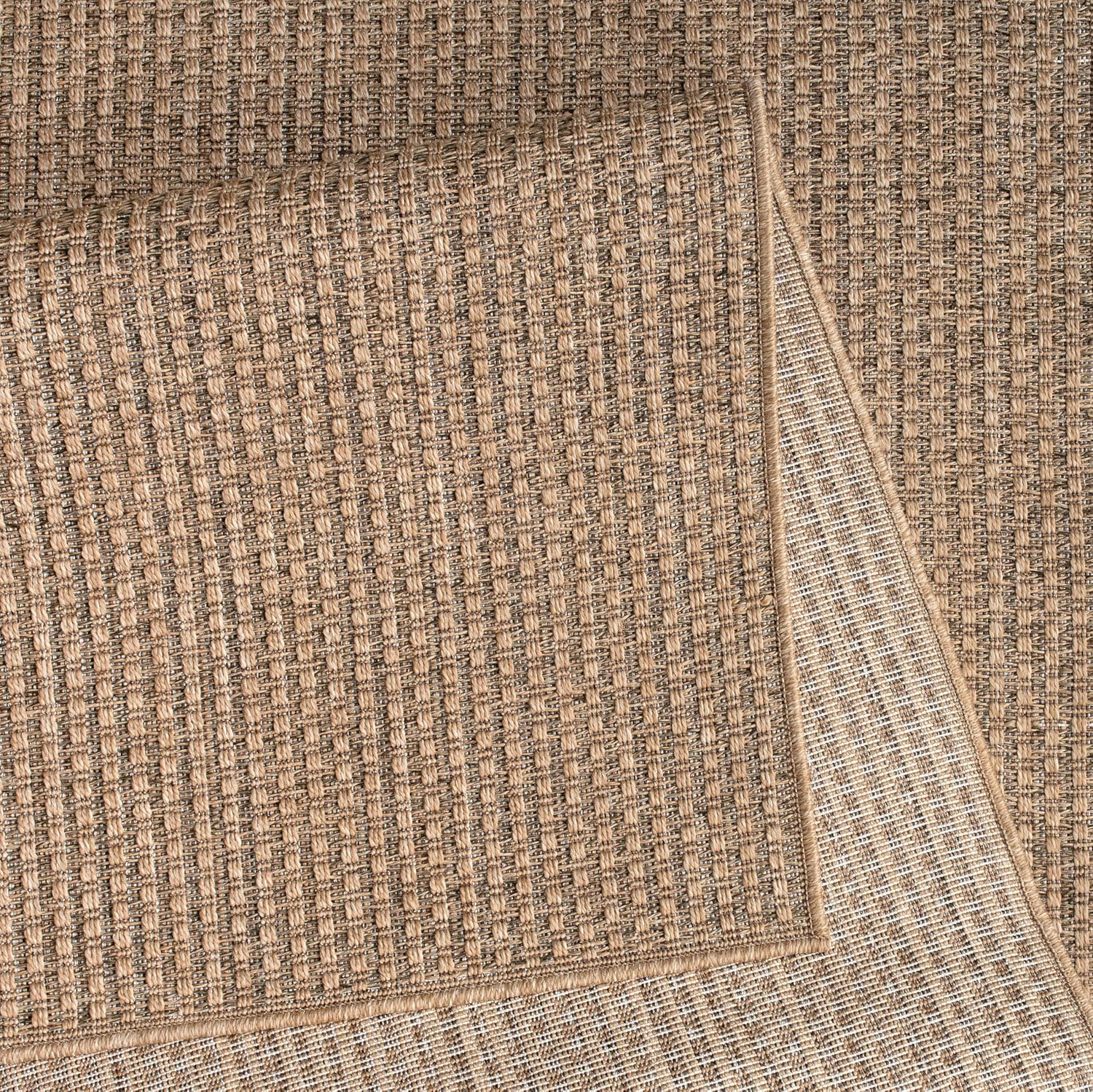 Thumbnail 4 de Paco Home tapis d’extérieur aspect jute 240x340 cm Naturel & Noir, beige 4