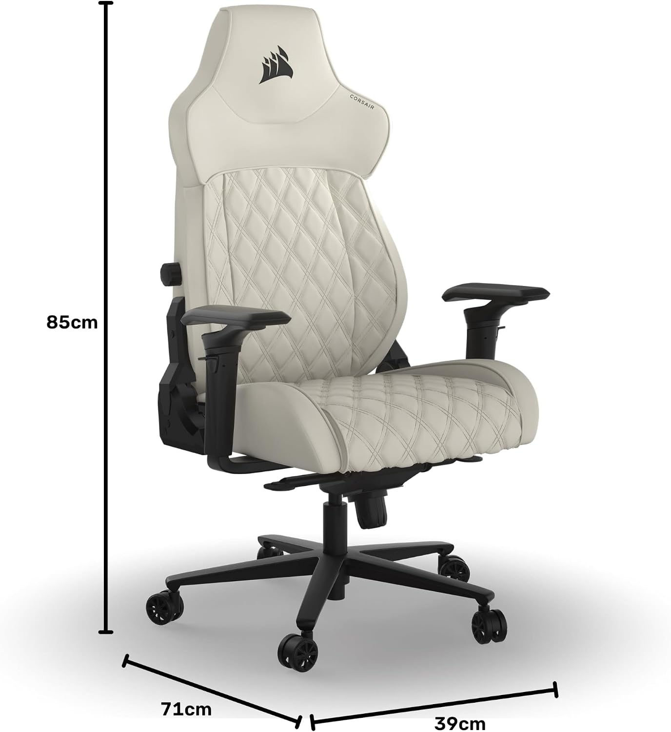 Detalle 2 de CORSAIR TC500 LUXE CF-9010067-WW Gaming Chair, Breathable Fabric, Wide Seat