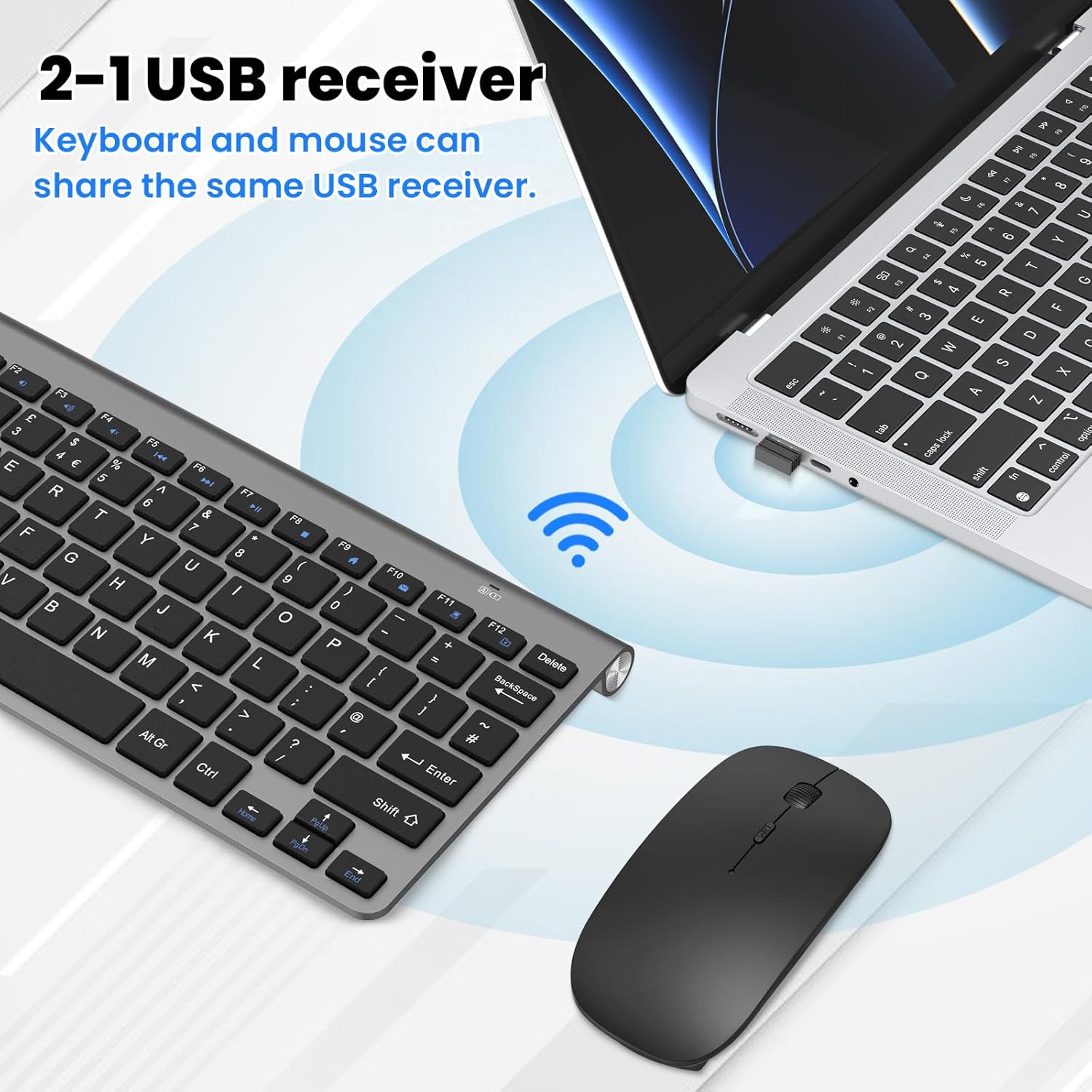 Thumbnail 3 de PINKCAT Mini Wireless Keyboard and Mouse