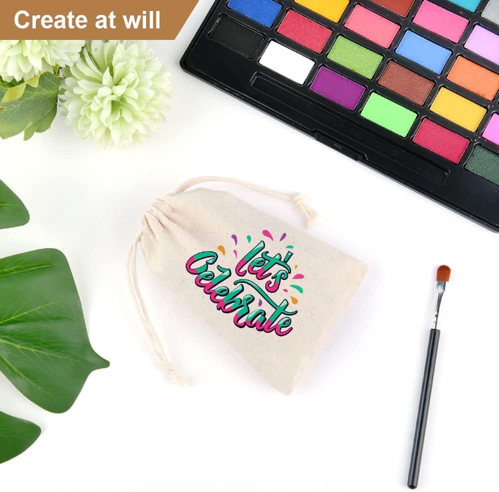 Thumbnail 3 de Aucuu 25pcs Sac en coton réutilisable 10x15cm