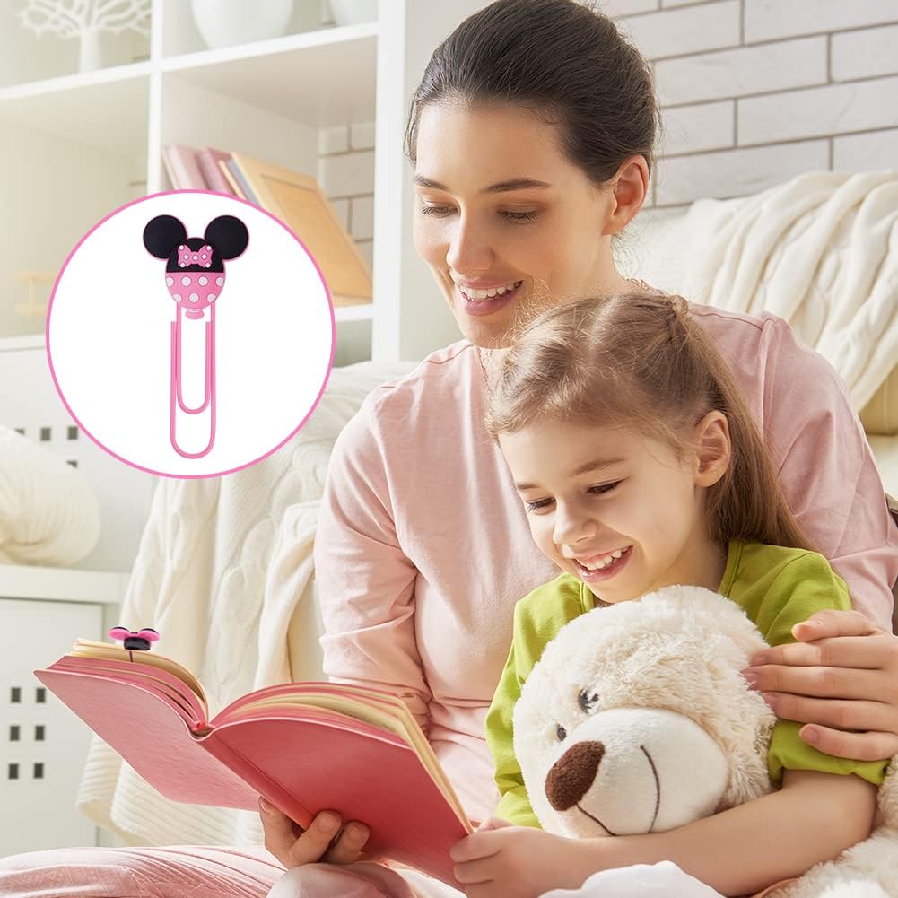 Thumbnail 3 de AUAUY 10er-Set Maus-Büroklammern als Lesezeichen & Seitenmarkierung für Schule, Kinder und Erwachsene