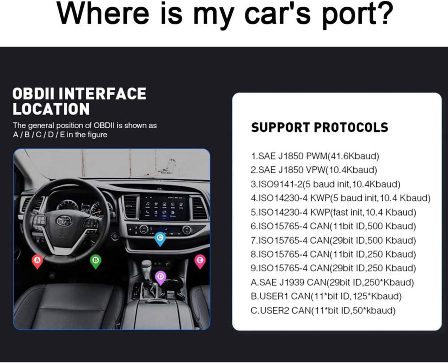 Thumbnail 4 de Vgate iCar Pro Valise Diagnostic OBD2 Bluetooth 4.0 – Lecteur OBDII Elm327 V2.3 pour Android/iOS