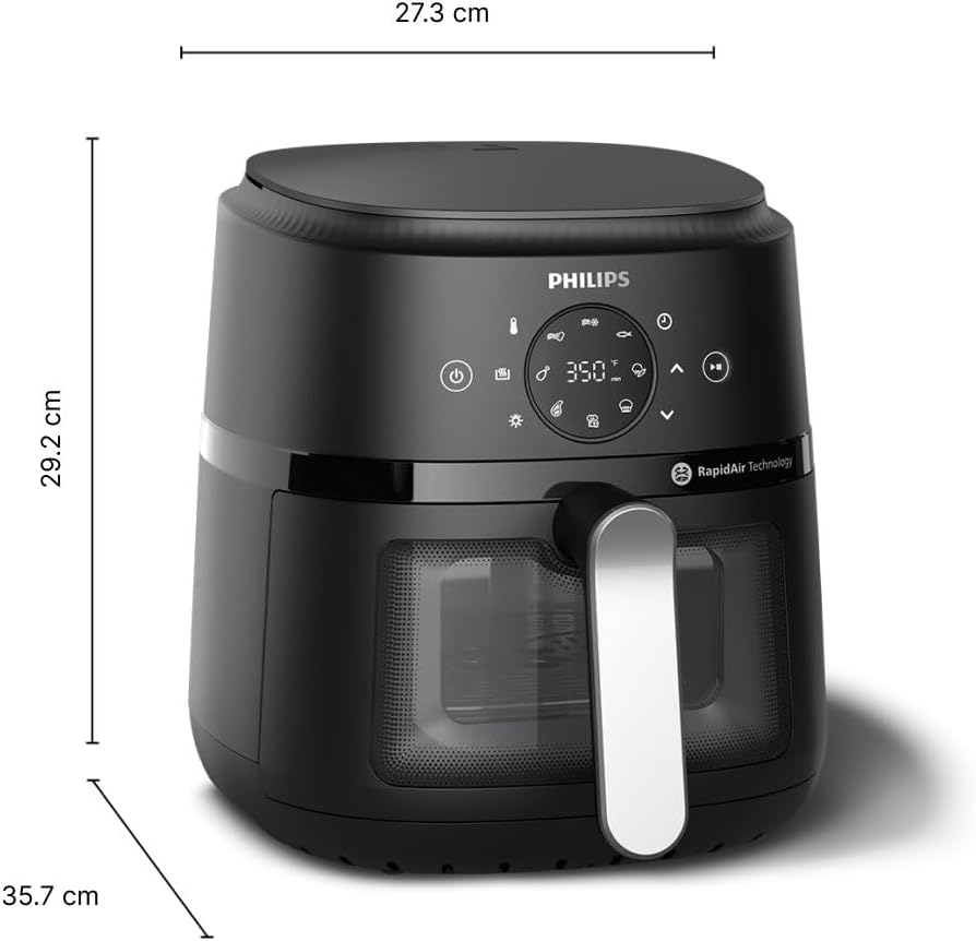 Thumbnail 2 de Philips 2000 Series NA221/00 Air Fryer, 4.4 QT, Cooking Window